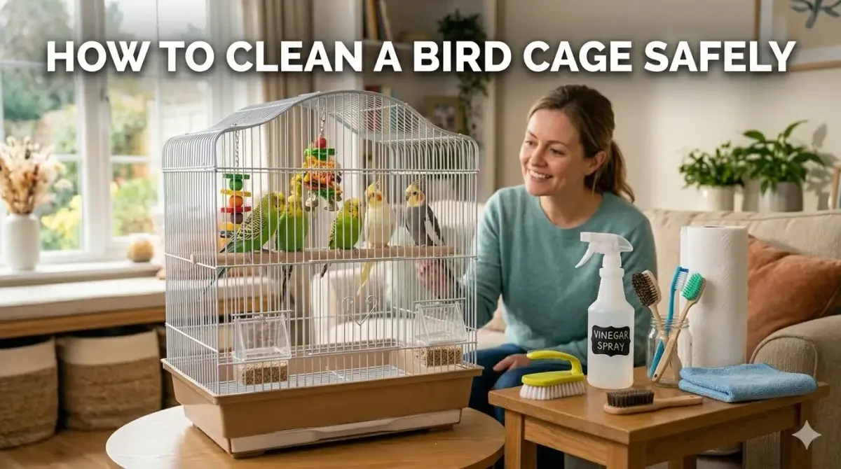 How to Clean a Bird Cage Safely: Complete 2026 Guide