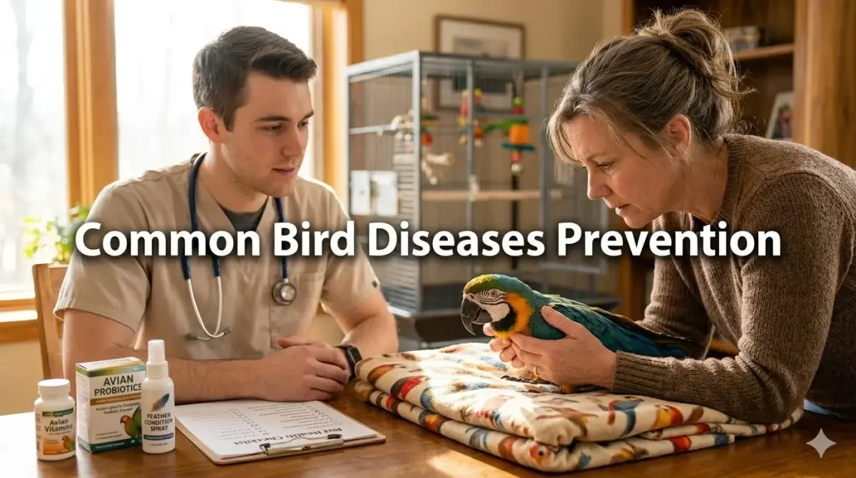 Common Bird Diseases and Prevention for Pet Birds