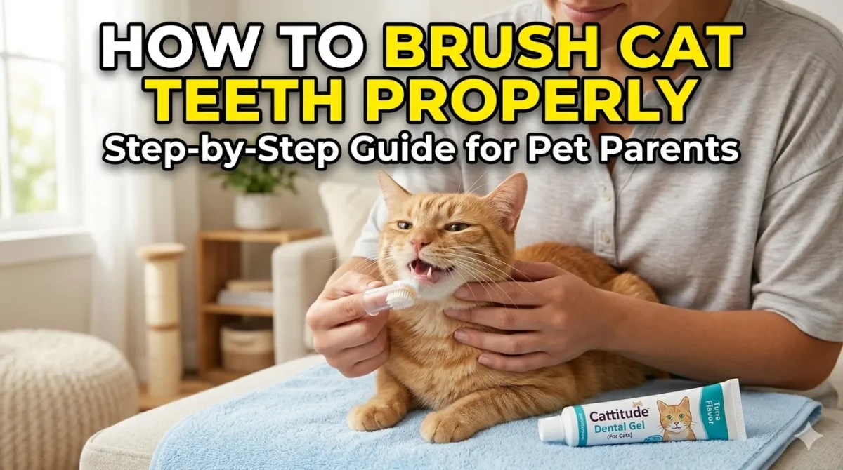How to Brush Cat Teeth Properly: Step-by-Step Guide