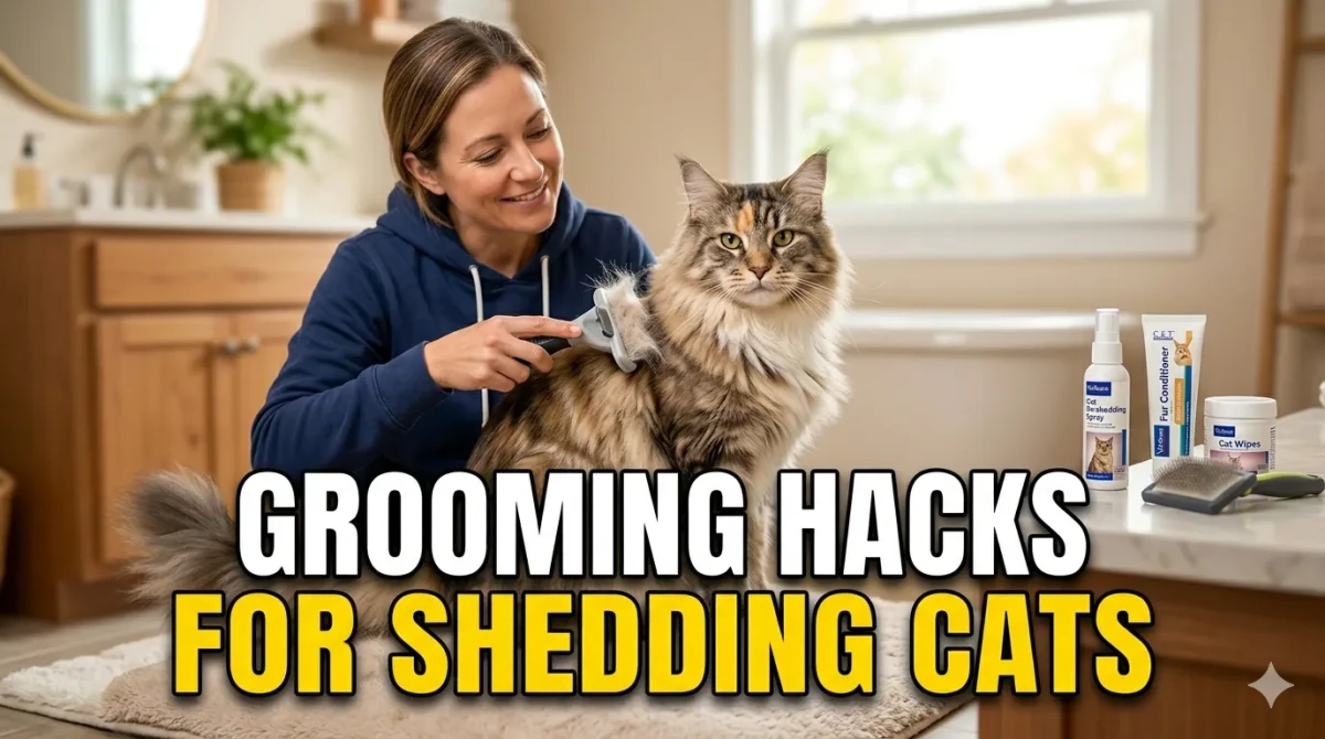 Grooming Hacks for Shedding Cats: Expert Tips to Reduce Fur & Hairballs
