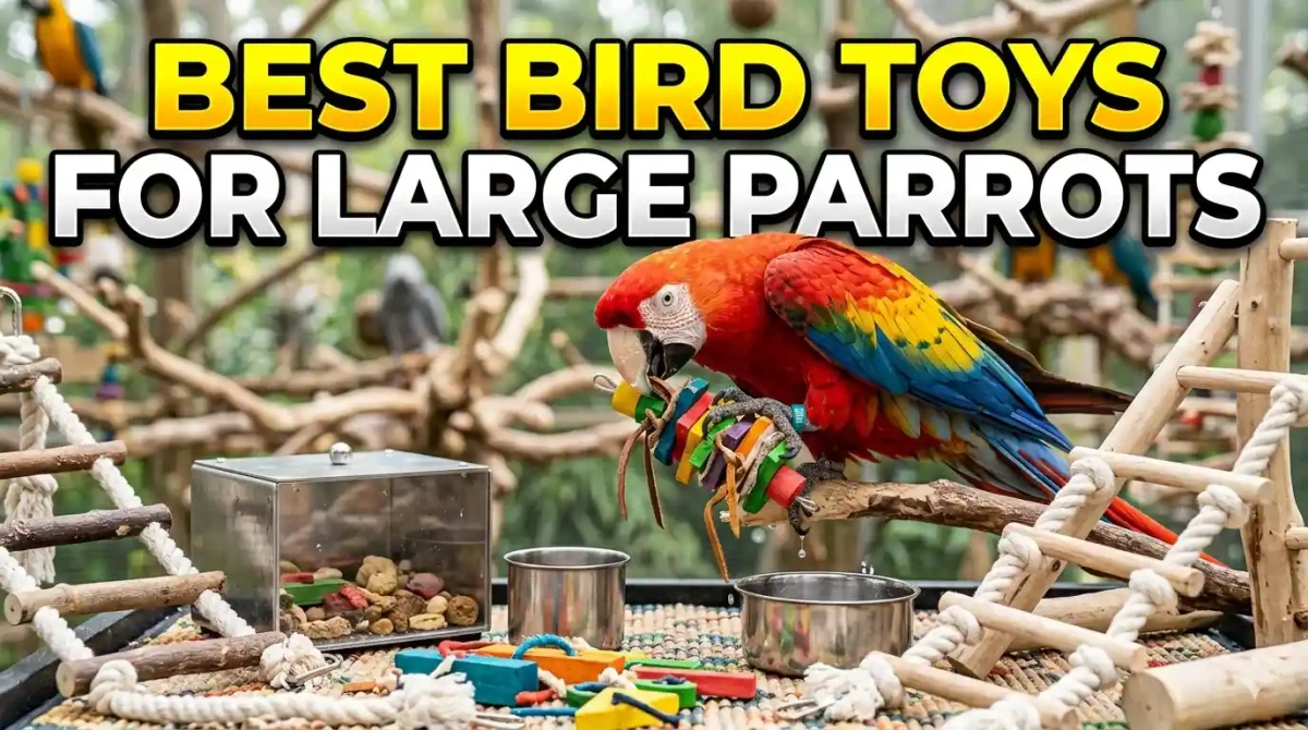Best Bird Toys for Large Parrots: Expert Guide to Durability & Enrichment