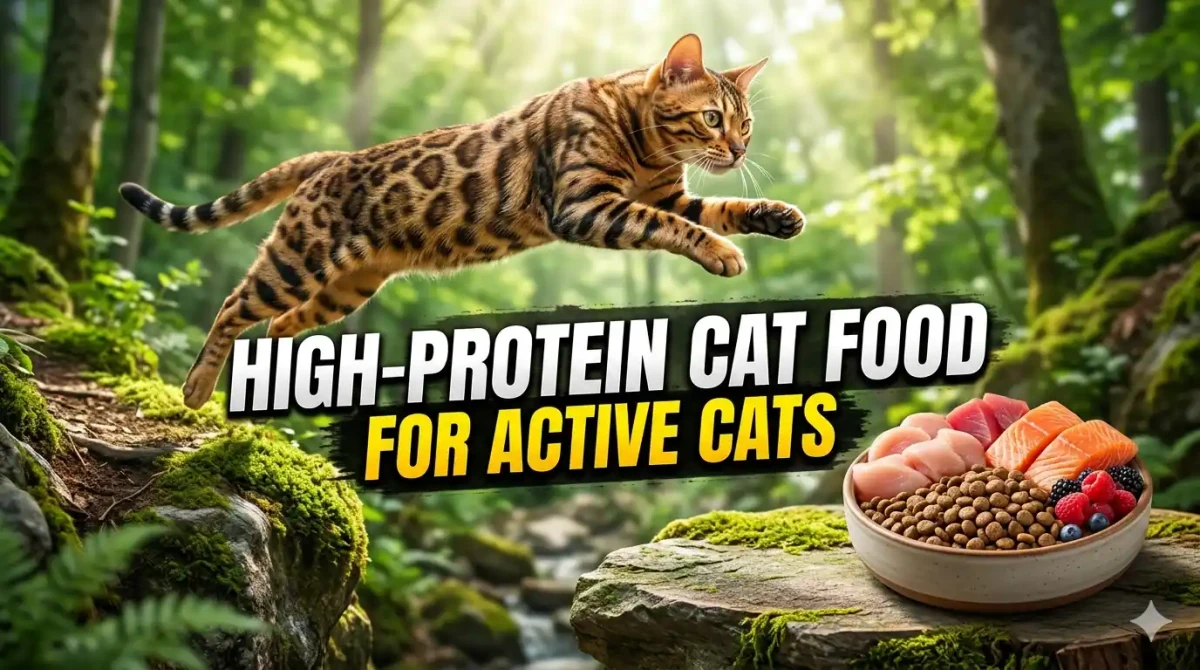 High-Protein Cat Food for Active Cats: Expert Nutrition Guide