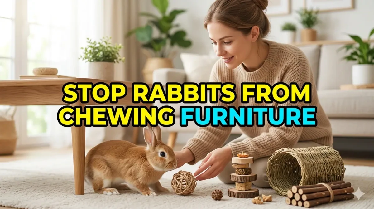 How to Stop Rabbits from Chewing Furniture: Expert Training & Prevention Guide