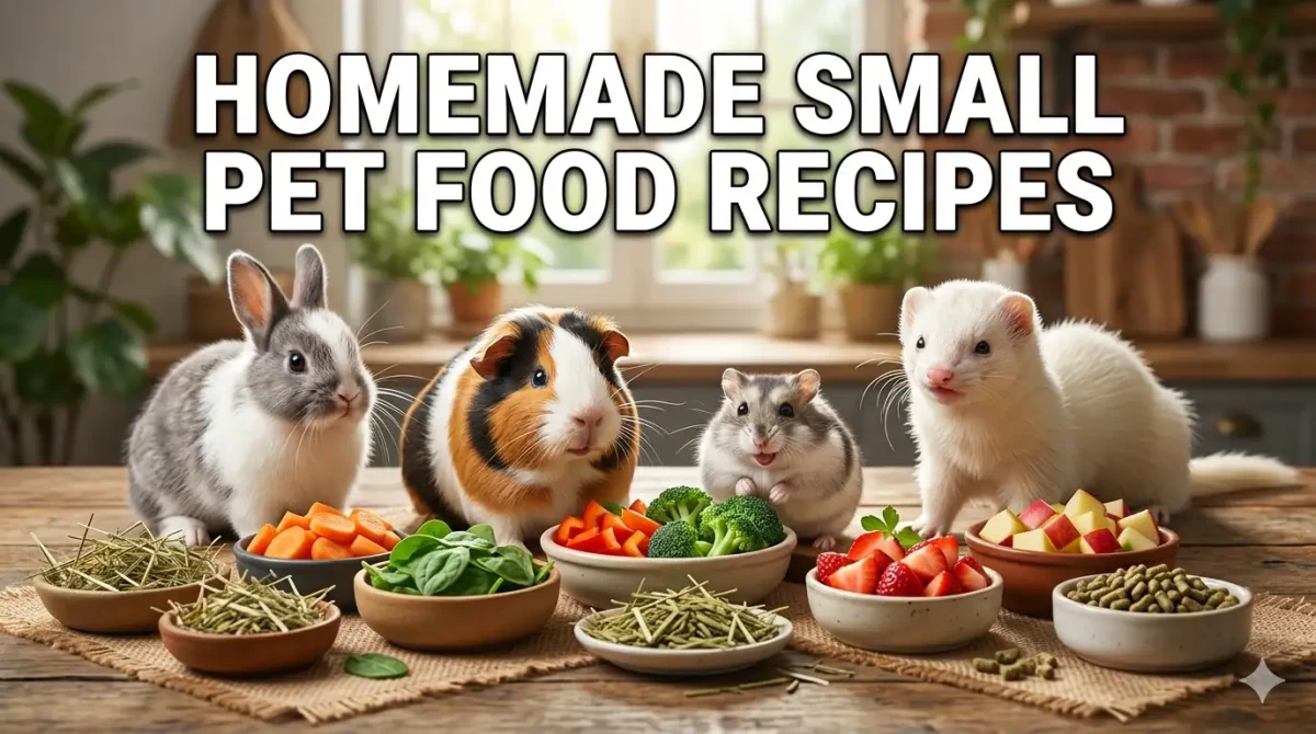 Homemade Small Pet Food Recipes and Complete Care Guide