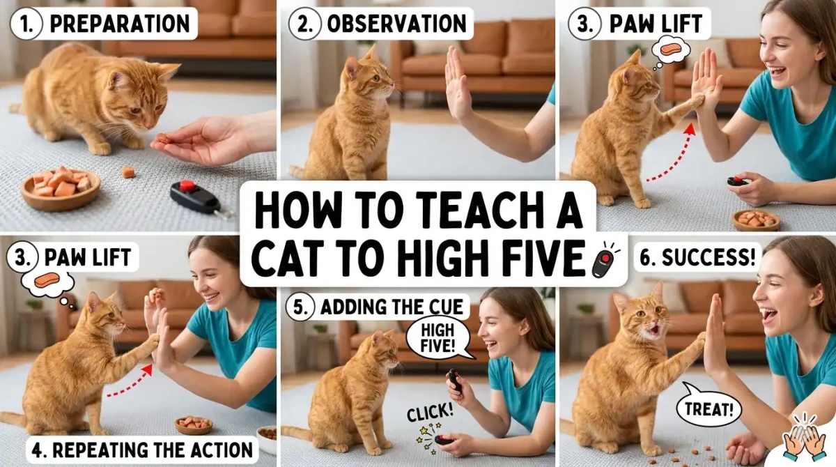 How to Teach a Cat to High Five and Complete Training Guide