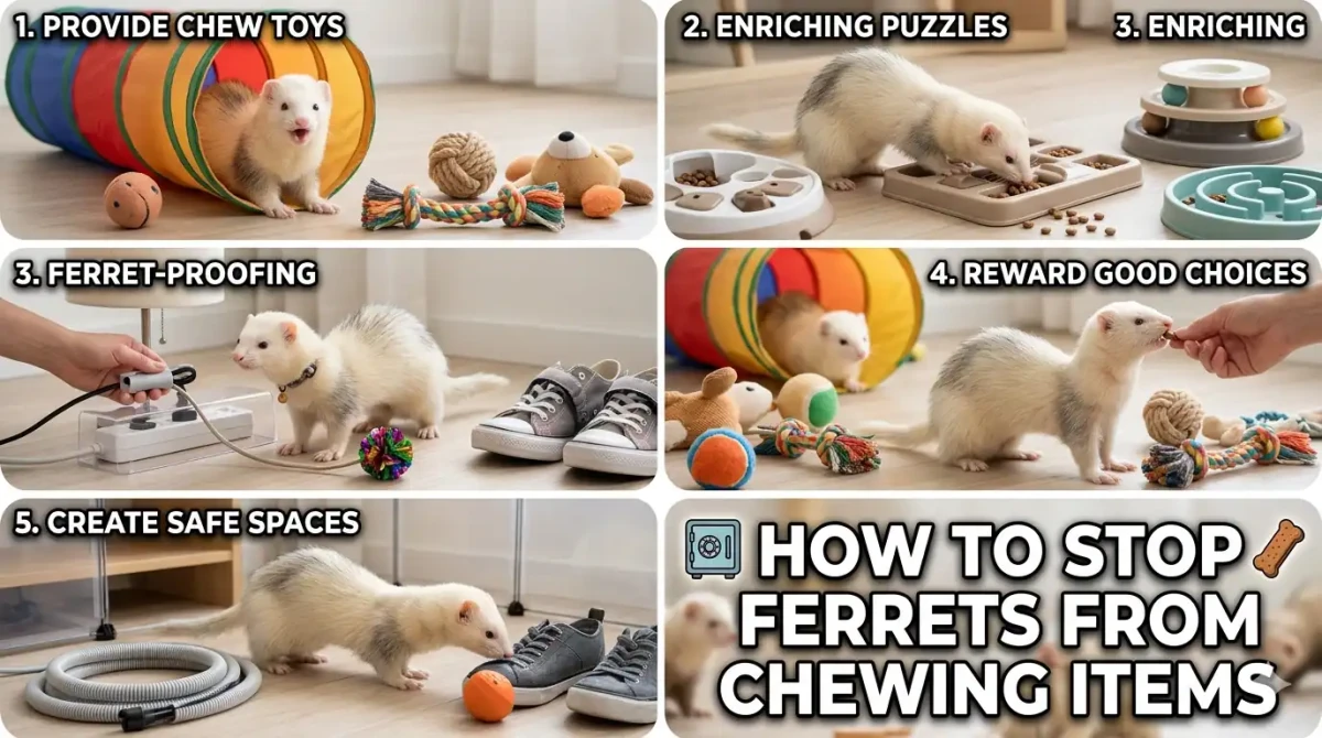 How to Stop Ferrets from Chewing Items and Complete Behavior Guide
