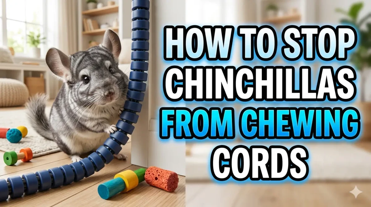 How to Stop Chinchillas from Chewing Cords Safely