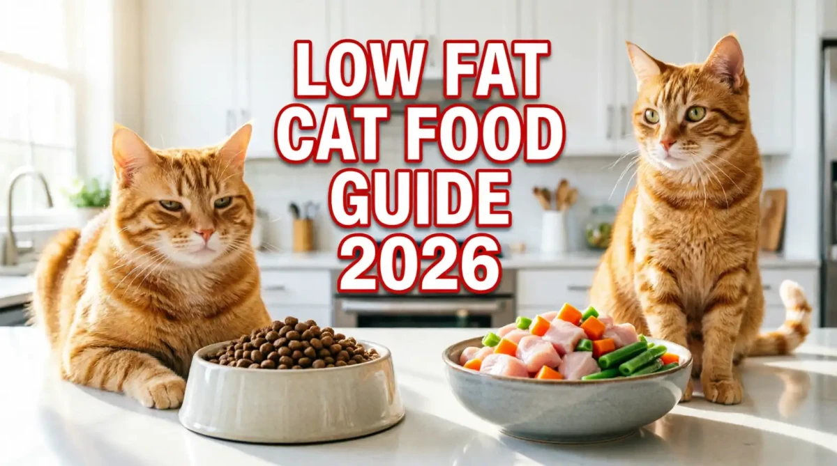 Low fat cat food for overweight cats and weight management guide