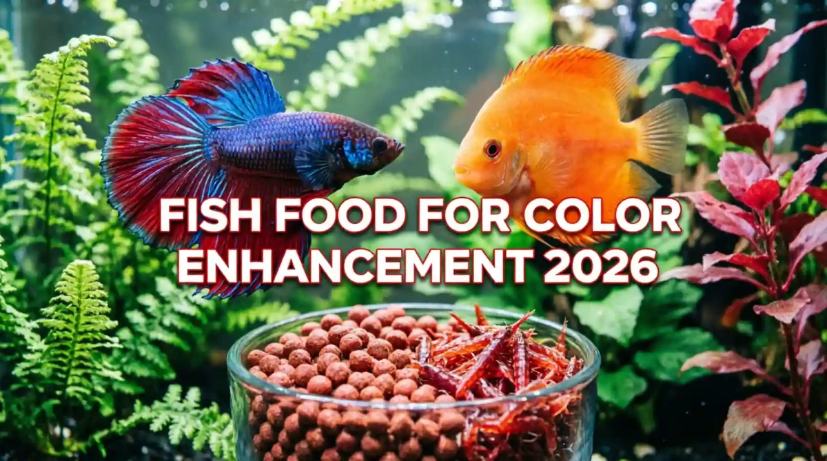 Fish food for color enhancement and aquarium health guide