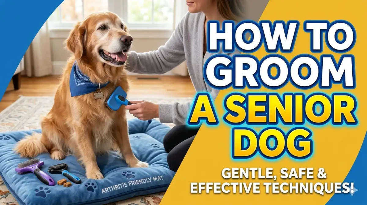 How to Groom a Senior Dog and Gentle Care Tips