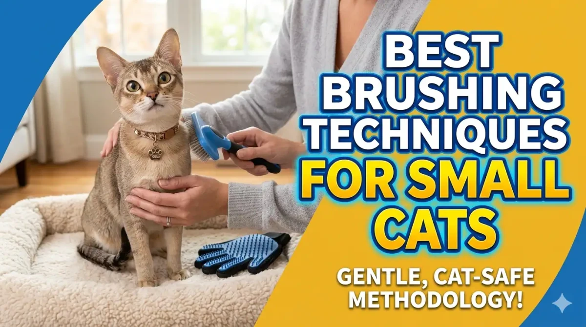 Best Brushing Techniques for Small Cats and Gentle Care