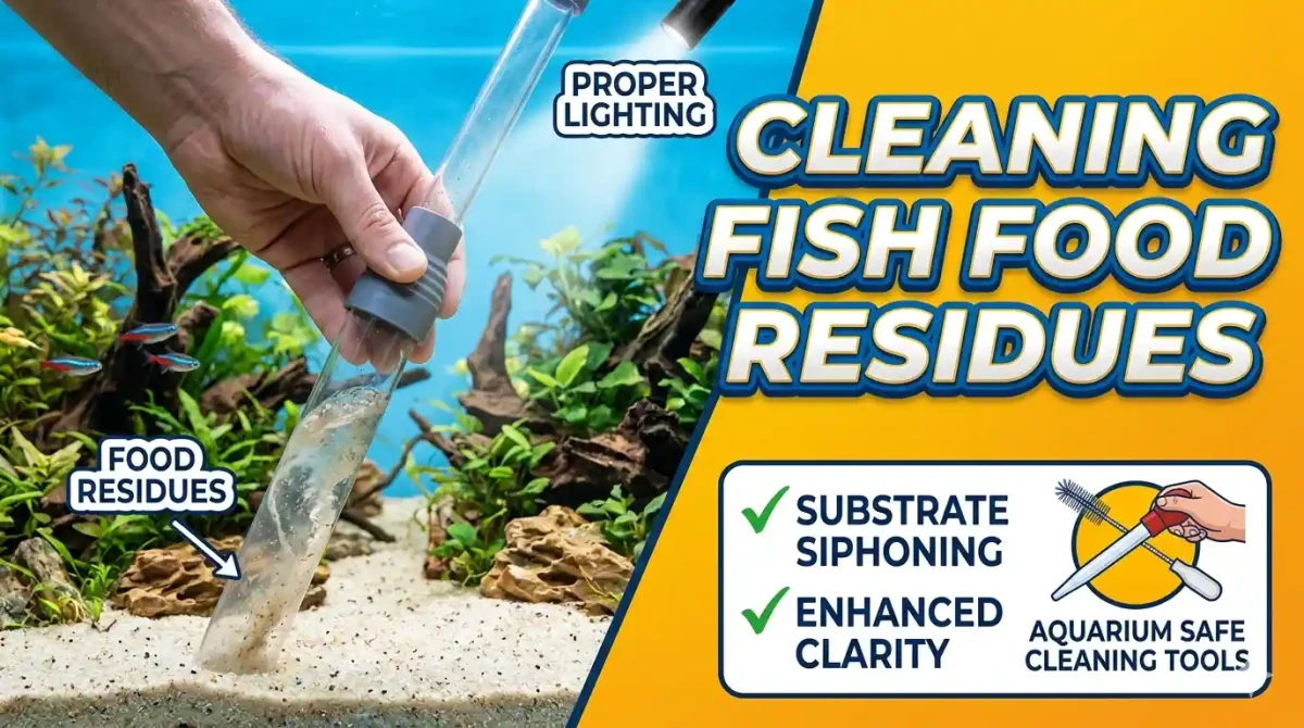Cleaning Fish Food Residues and Tank Maintenance Guide