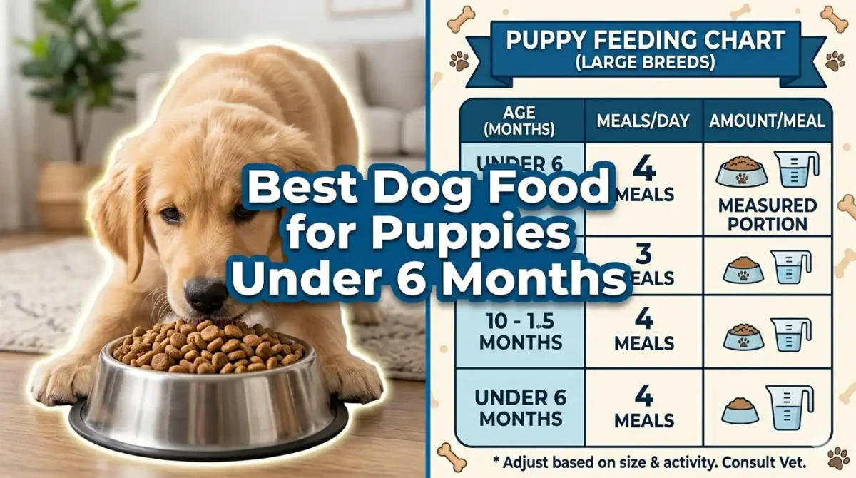 Best Dog Food for Puppies Under 6 Months- Complete Nutrition Guide