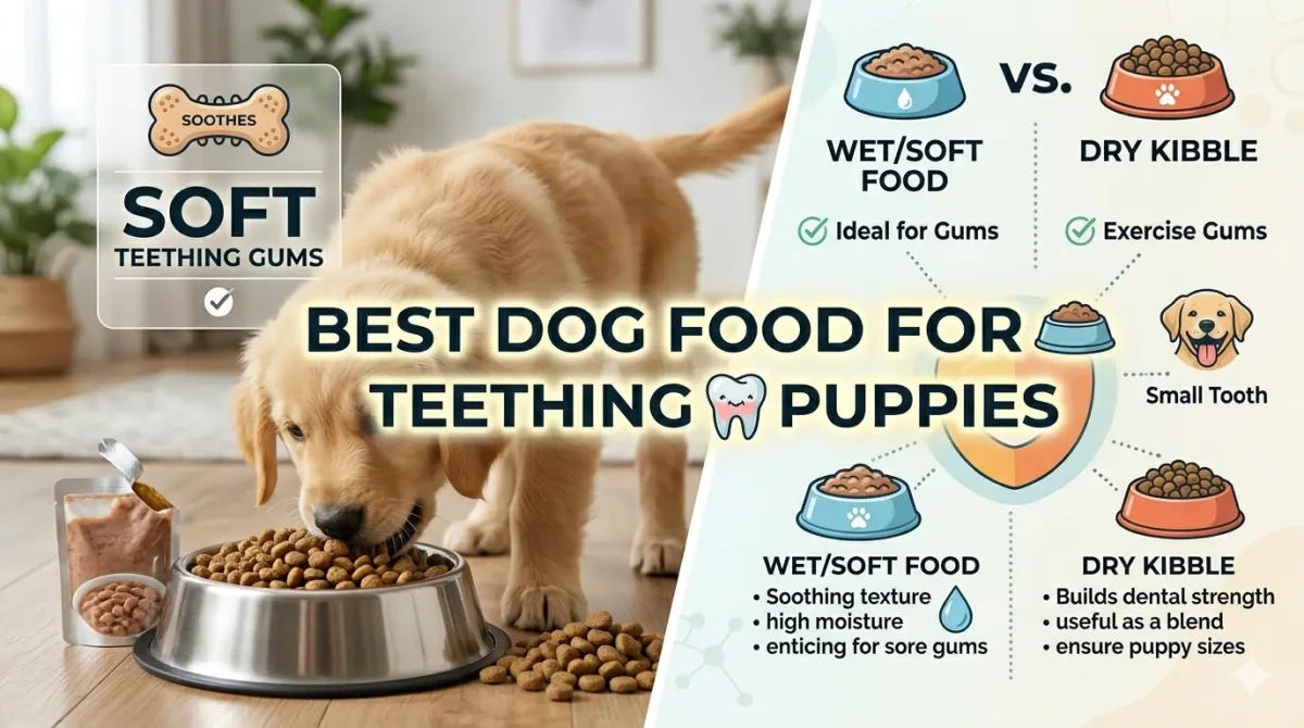 Best Dog Food For Teething Puppies Soft Vs Dry Vs Wet Comparison