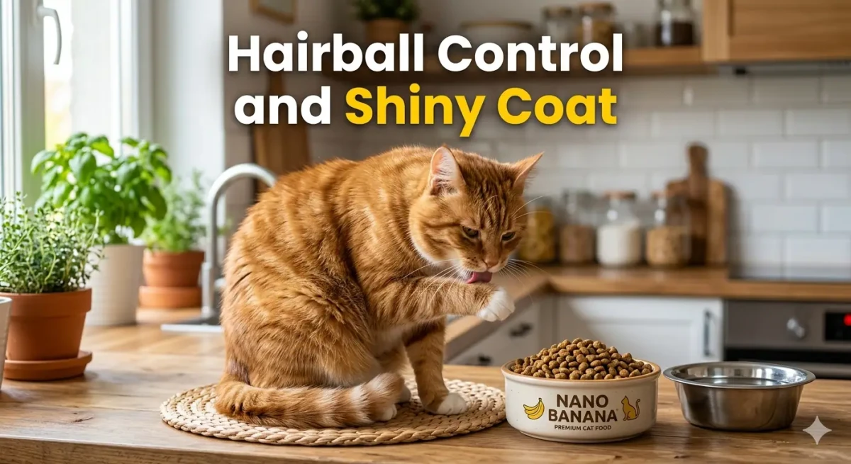 Best Cat Food for Hairball Control and Shiny Coat 2026 USA Expert Guide