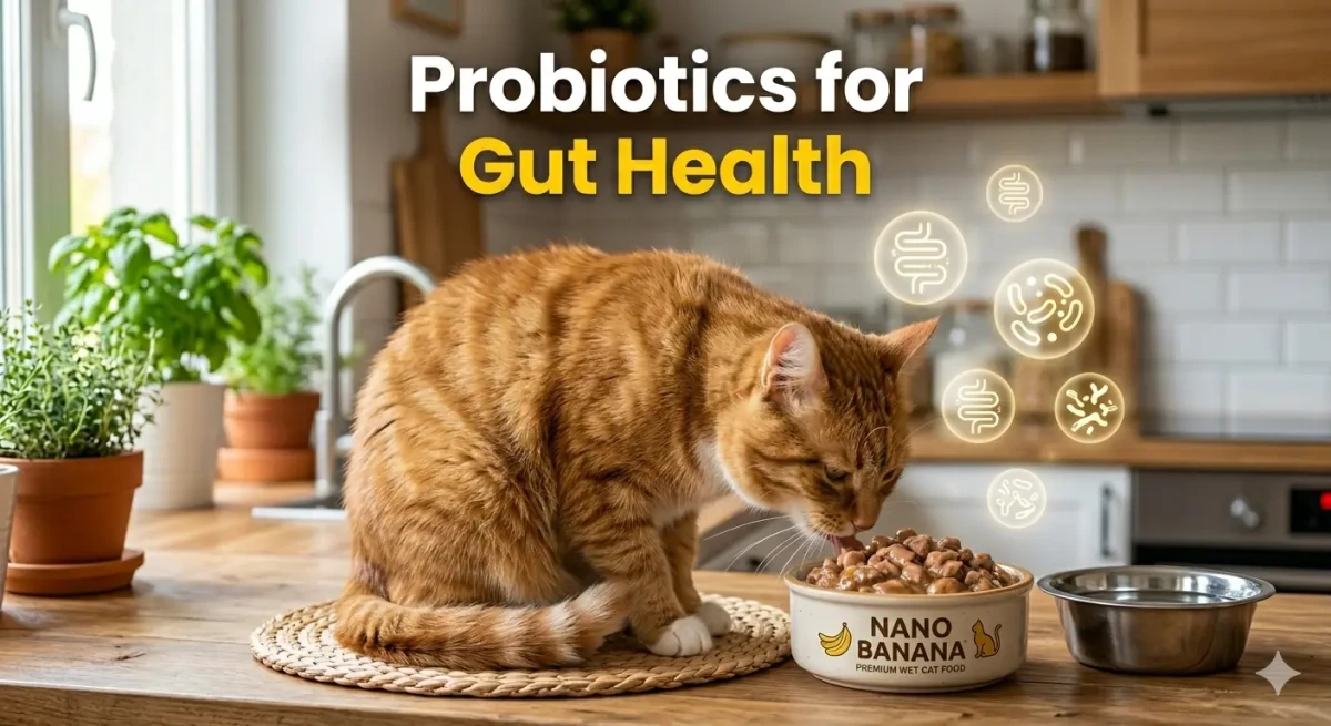 Top Rated Wet Cat Food with Probiotics for Sensitive Digestion and Gut Health